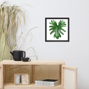 Framed Philodendron Print