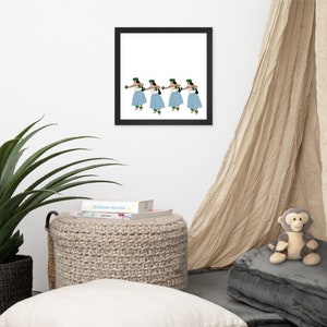 Hula Wahine Framed Print
