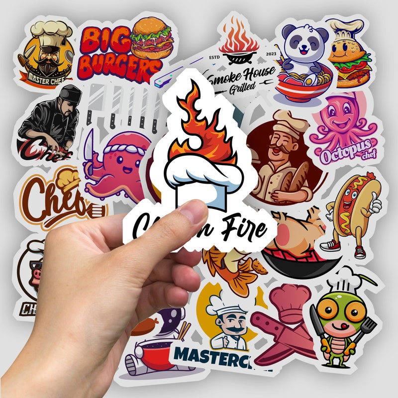 Indian Chef Sticker Chef Decal - Etsy