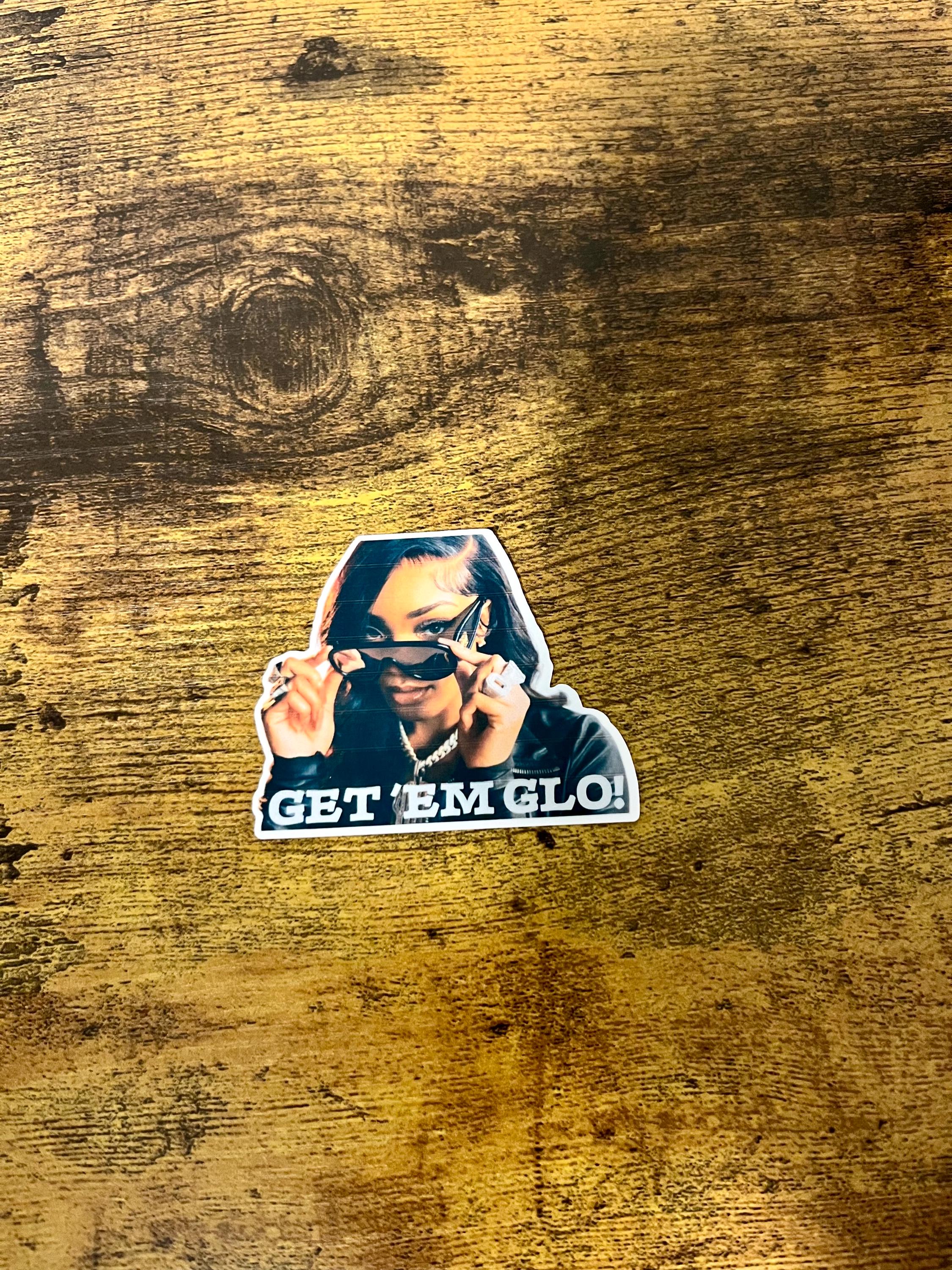 Glorilla Vinyl Sticker, Yeah Glo, Rapper, Female Artist, Get ‘em Glo - Etsy