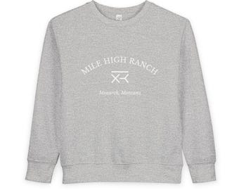 Sudadera de cuello redondo para niños pequeños de Mile High Ranch