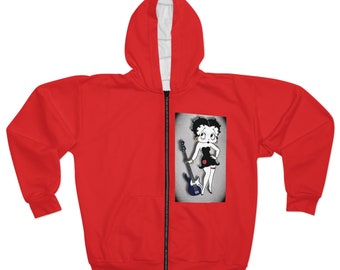 Boop Oop a Doop Serie Sudadera con capucha y cremallera Betty Boop