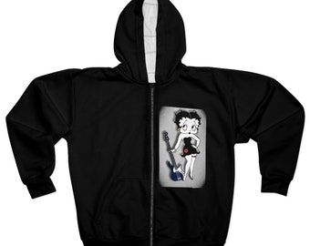 Boop-Boop-a-Doop Zip Hoodie Black #2 Betty Boop