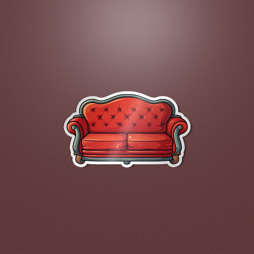 Sofa Sticker Vintage Sofa Sticker (4
