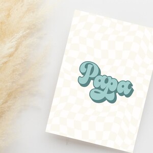 Papa card for grandpa fathers day card trendy papa card for new dad gift for him grandpa birthday card papa gift for grandpa card trendy dad
