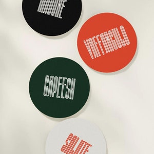 Funny coaster hostess gift for him humorous drink coaster set of 4 housewarming gift idea italian saying coaster hostess gift set funny gift
