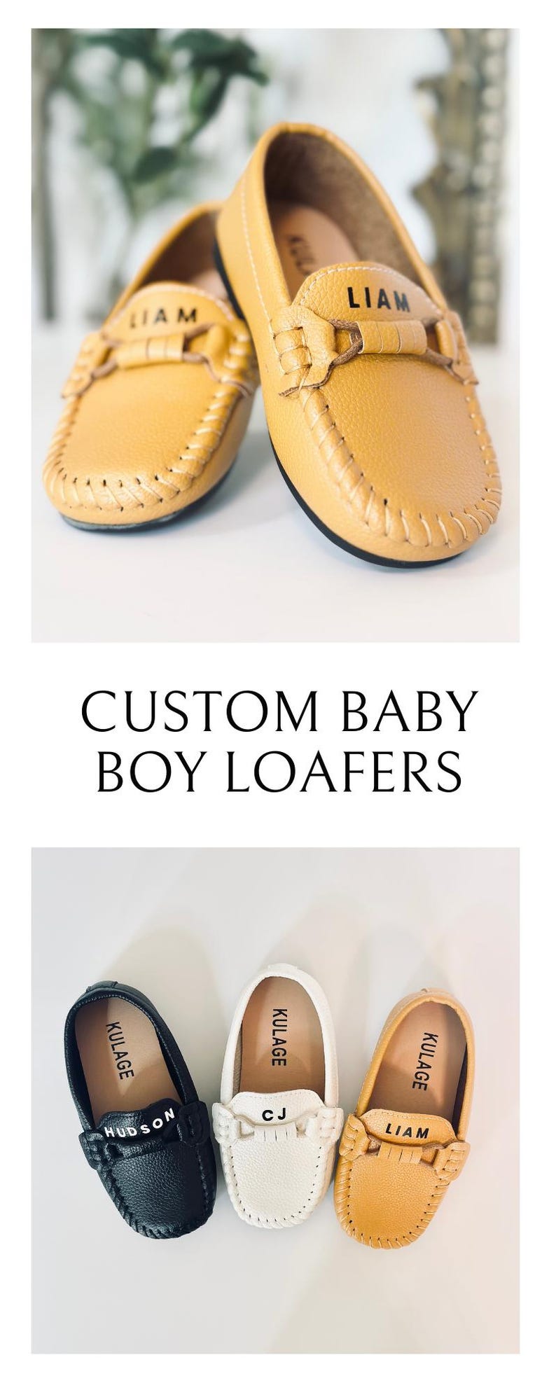 baptism shoes baby boy christening shoes toddler name custom leather shoes ring bearer custom gift baby boy personalized loafers name shoes