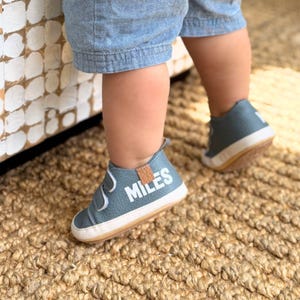 baby boy custom shoes first birthday gift for baby boy shoes personalized newborn baby shower gift boy sneakers non slip baby shoes neutral