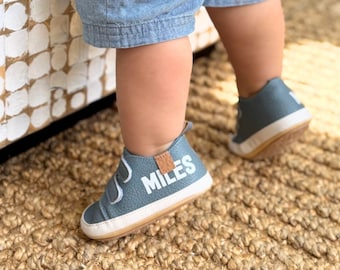 baby boy custom shoes first birthday gift for baby boy shoes personalized newborn baby shower gift boy sneakers non slip baby shoes neutral
