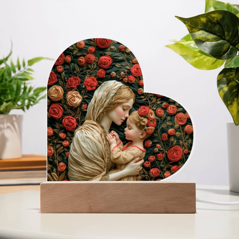 Mother Daughter Lamp Mother Daughter Art Mothers Day Gift From Daughter ...