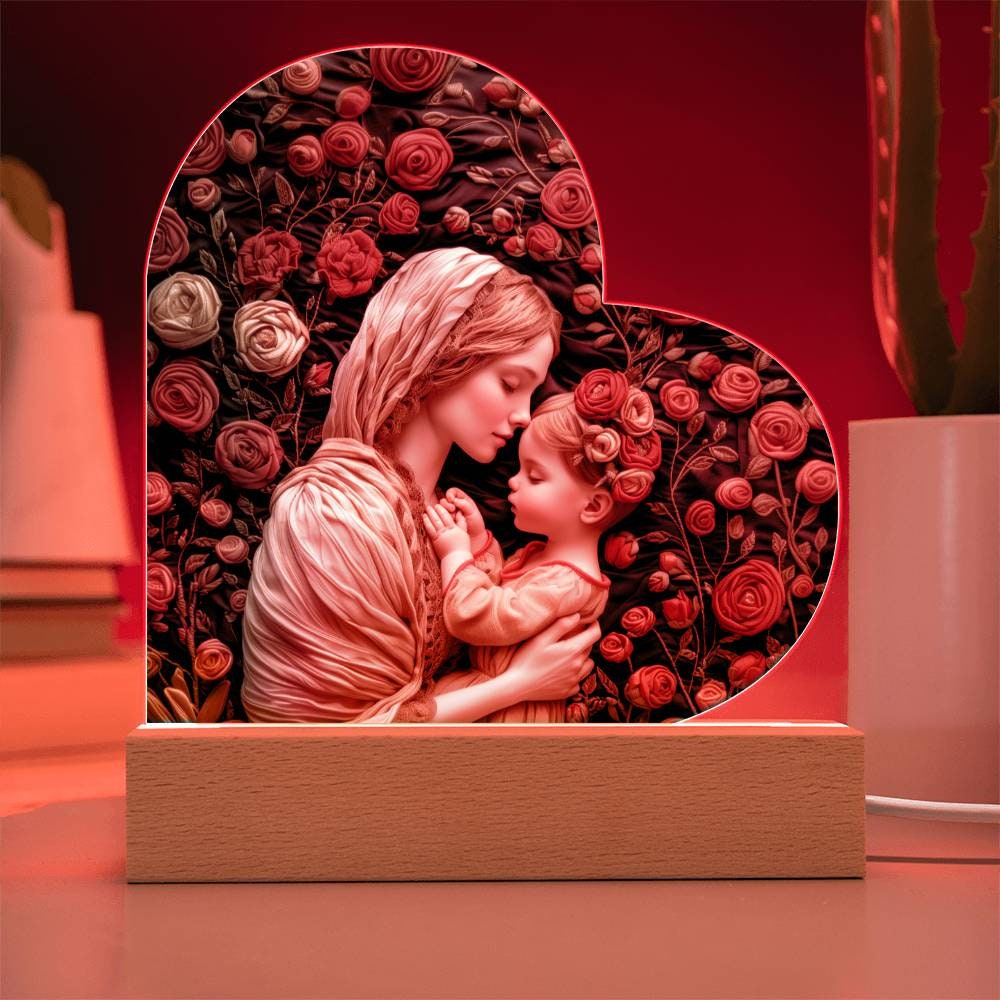Mother Daughter Lamp Mother Daughter Art Mothers Day Gift From Daughter ...