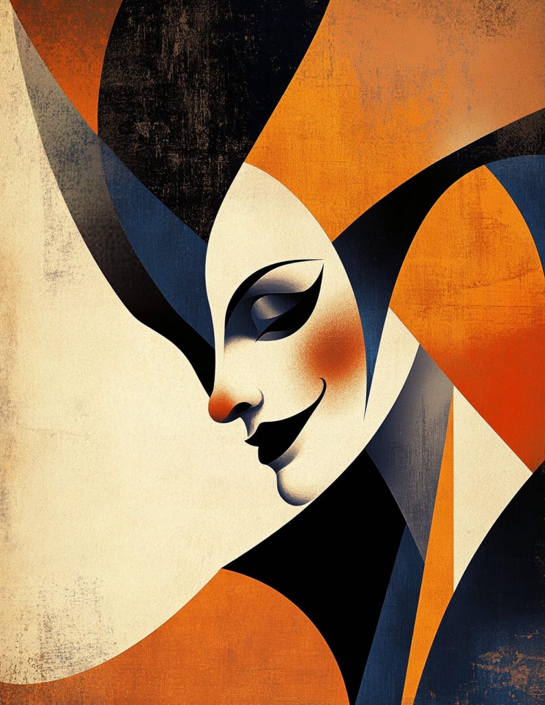 Jester Abstract JPG Abstract Jester | Commercial Use | Junk Journal, Scrapbook, April ...