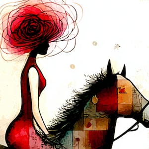 Kentucky Derby Animated GIF | Horse Racing Art | Email Signature (Digital Download)