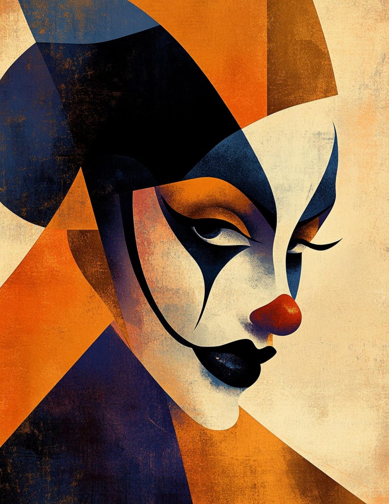 Jester Abstract JPG Abstract Jester | Commercial Use | Junk Journal, Scrapbook, April ...