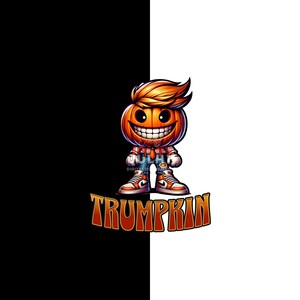 Trumpkin — Funny Pumpkin Character PNG Clipart