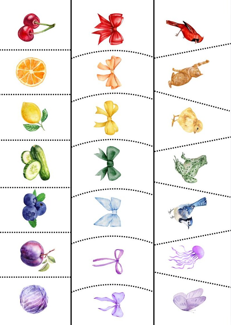 Springtime Sorting Worksheet Preschool Spring Printable Sorting Ordering Rainbow Activity St ...