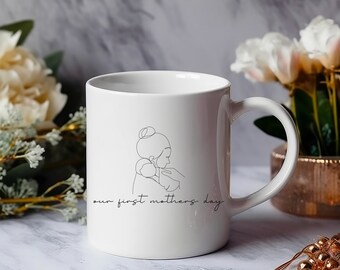 Mothers Day mug, First Mothers Day, Gift for Mom, Friend gift, Christian gift, gift for sister, gift for new mom, new mom gift