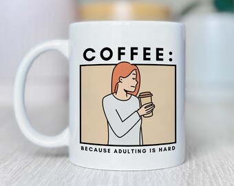 Adult Coffee Mug, Funny Coffee Mug, Colleague Coffee Mug, Mug Gift Idea, Coffee Mug Gift, Gift For Coffee Lover, Work Mug Gift, Work Mug