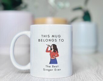 Singer Mug, Thank You Gift For Singer, Best Singer Ever Mug, Gift Ideas Singer, Present For Singer, Singer Cup, Singer Coffee Mug