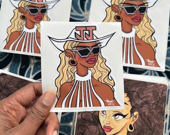 Miss Mary “Double J” Blige Sticker | Glossy Vinyl Die Cut
