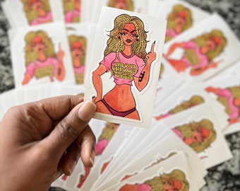 Die-Cut Sticker | “…AND BY WEDNESDAY” | Waterbottle, Laptop, Phone, & Notebook Stickers