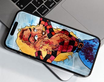Rabid and Cursed Phone Wallpaper: Horror Art (Digital Download)