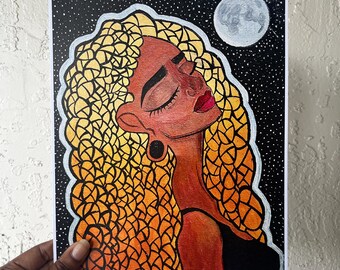 8.5”x11” Print | “BABYGIRL” | Recycled Paper | Oil Painting | Art Print, Home Décor, Coffee Table Print, Wall Print
