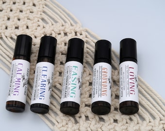 Aromatherapeutic Essential Oil Blends, Roll-On