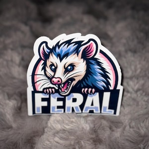 Feral Sticker