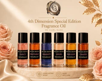 4th Dimension Special Edition Fragrance Oil – Cosmic Signature Blend | Long-Lasting Unisex Scent by Carl Gass Creations