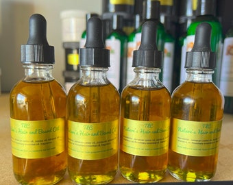 Carl Gass Creations Presents Our  Nature's Hair & Beard Oil for the Best Fullness and Shine