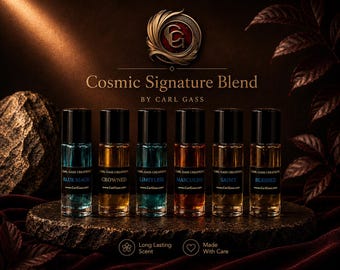 Carl Gass Fragrance Oil – Cosmic Signature Blend | Long-Lasting Unisex Scent by Carl Gass Creations