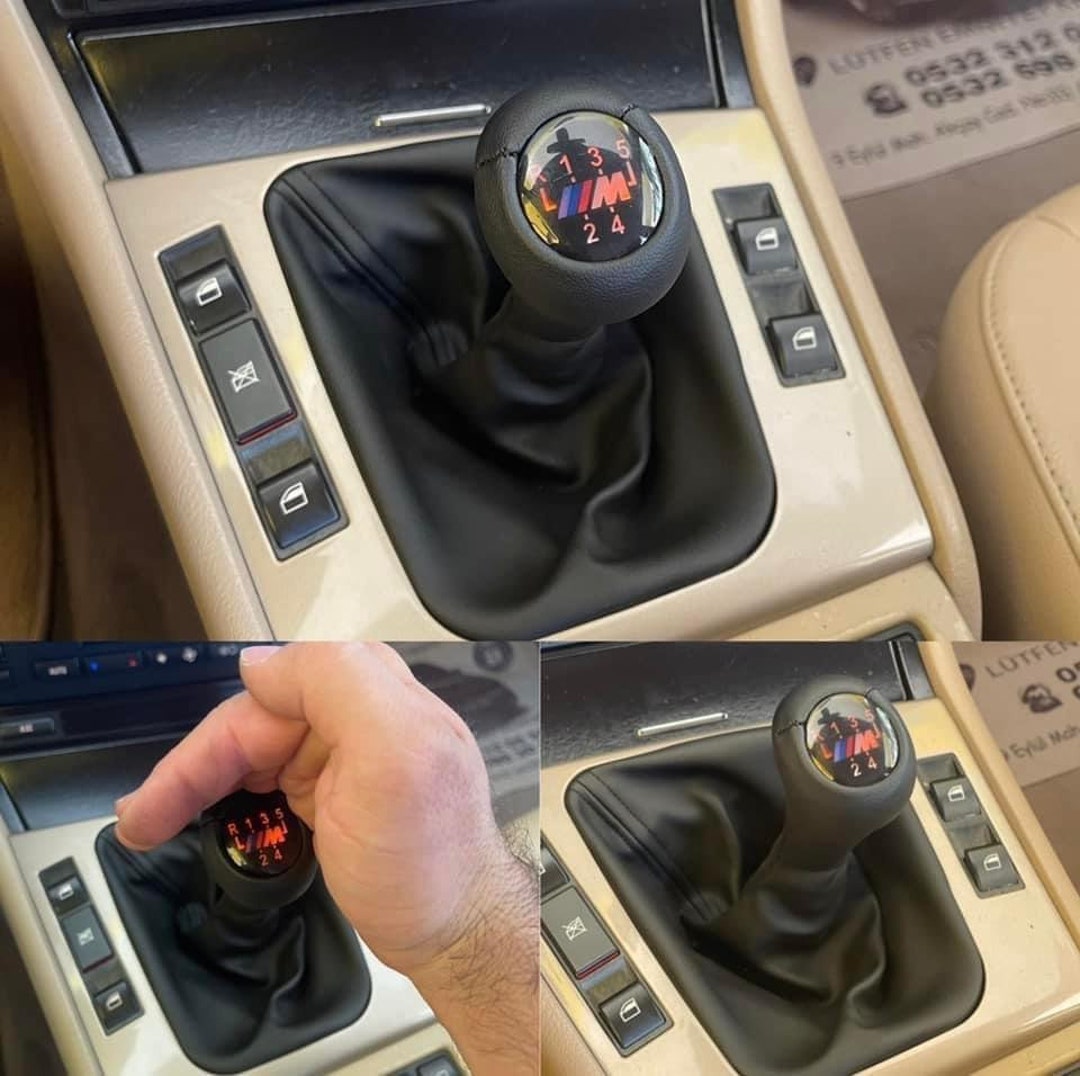 BMW E46 Shift Knob 5speed Mtechnik Illuminated Bmw 3 Series E46 Black