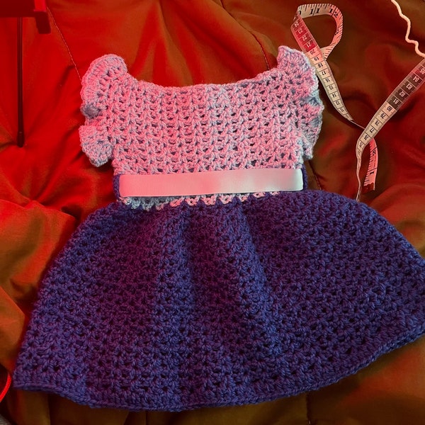 Robe bebe crochet