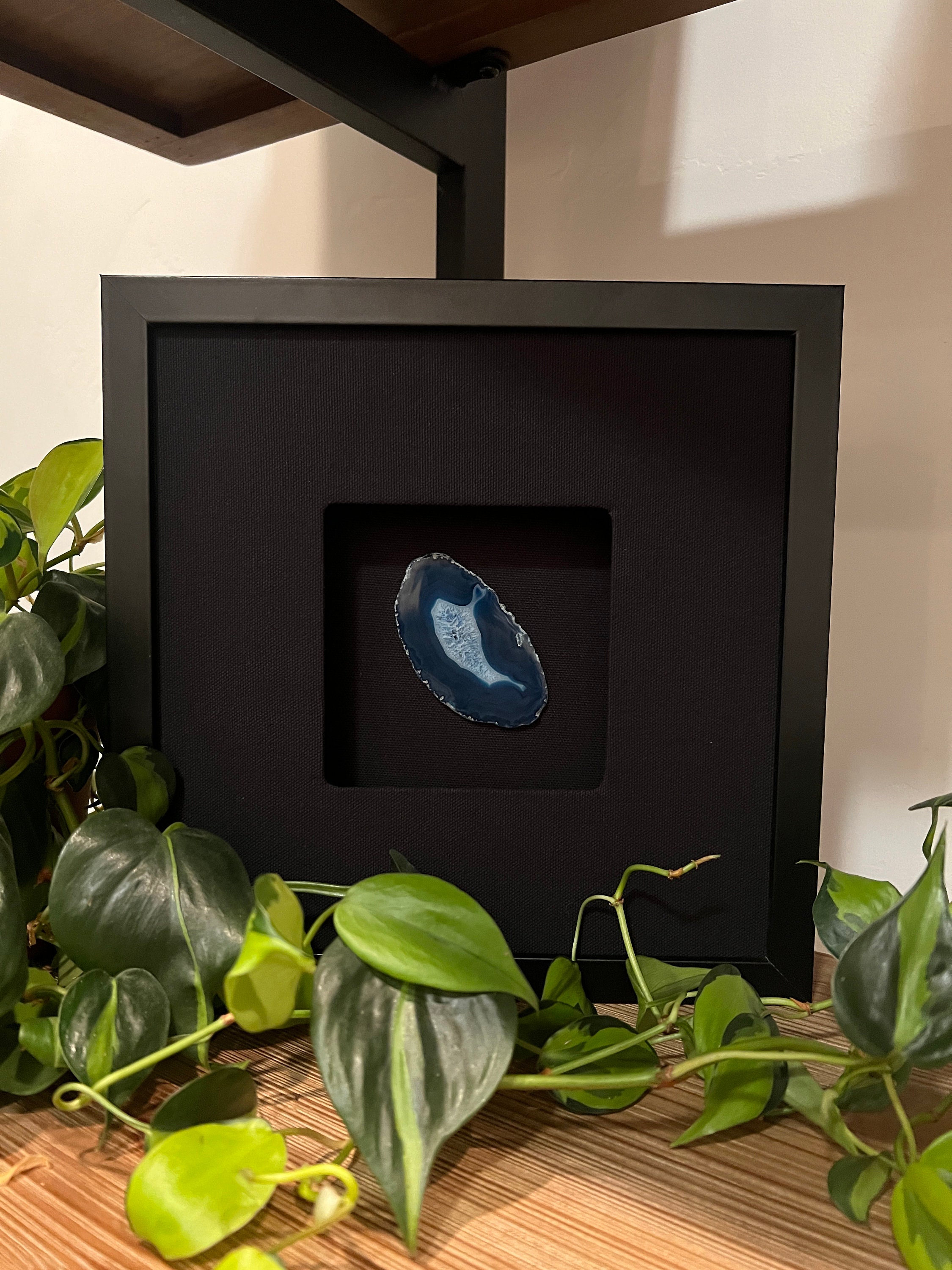 Agate Stone Wall Art Set of One - Etsy