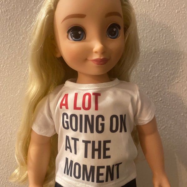 Taylor Swift A Lot Going on at the Moment T-shirt 18 inch doll