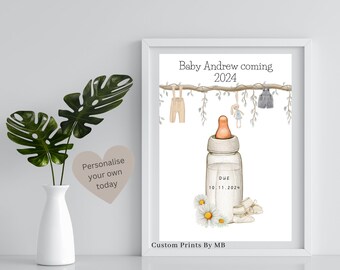 Personalised Baby Announcement