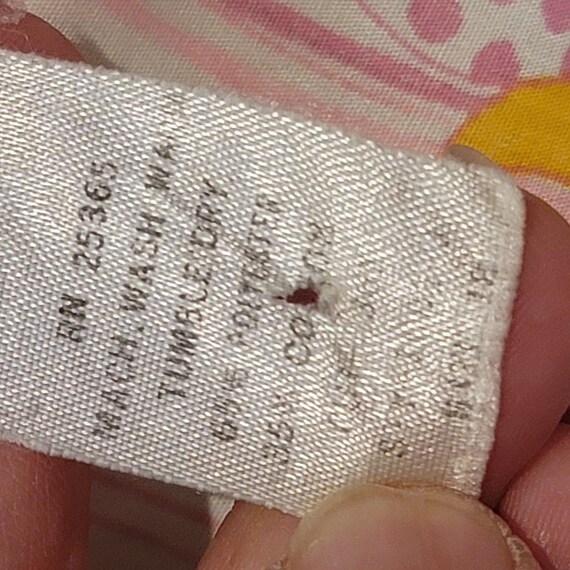 GAYMADE Vintage Pink Flowers funky Housecoat Dres… - image 5