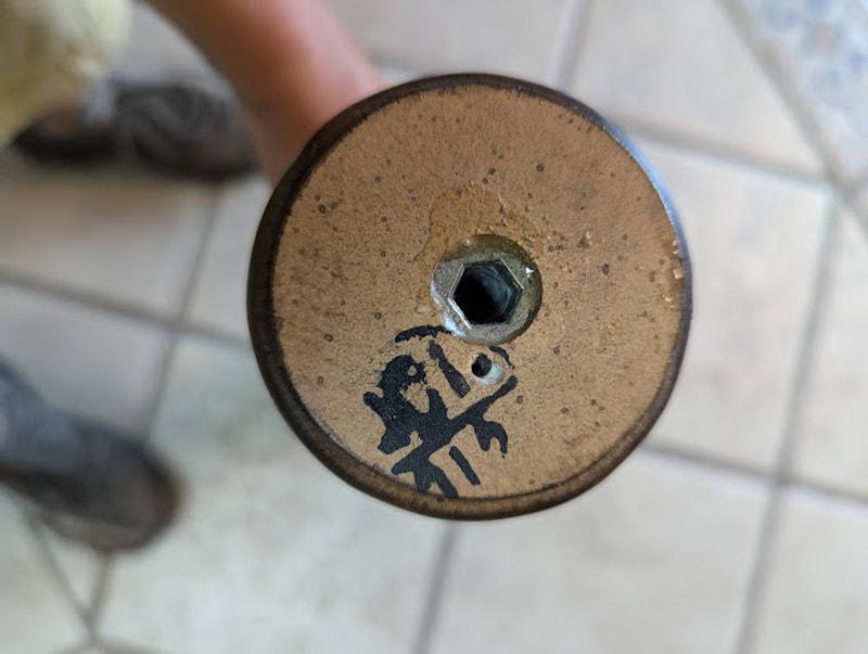 Round Walnut Posts Round Bed Post Walnut Stain Wood & Resin Posts/pillars/columns Salvage ...