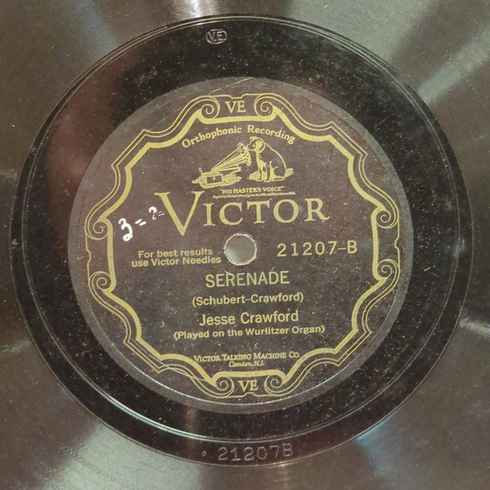 Shellac Disc Record Vintage 78 Record LP Album Disc Shellac Vinyl Jesse Crawford 21207 - Etsy