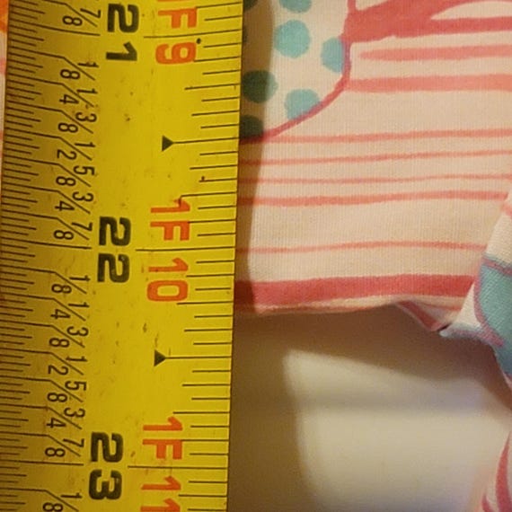 GAYMADE Vintage Pink Flowers funky Housecoat Dres… - image 4