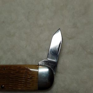 Case XX Folding Pocket KNIFE Elephant Toenail 62050 Light Brown Bone Sunfish 94 zdjęcie 10