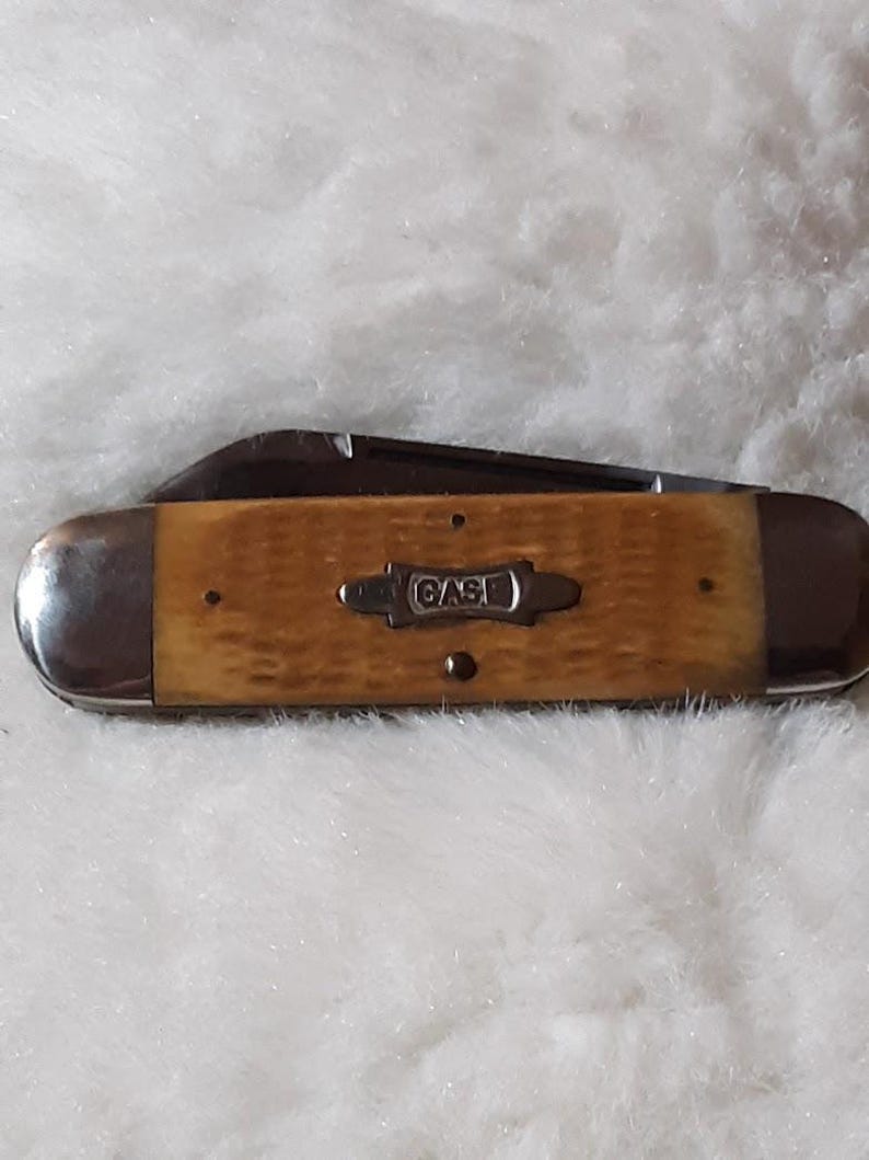 Case XX Folding Pocket KNIFE Elephant Toenail 62050 Light Brown Bone Sunfish 94 zdjęcie 5