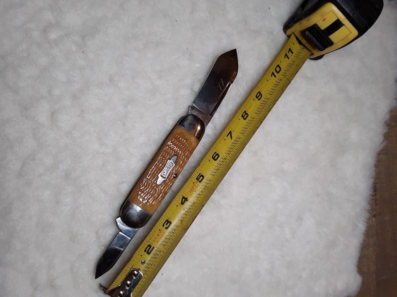 Case XX Folding Pocket KNIFE Elephant Toenail 62050 Light Brown Bone Sunfish 94 zdjęcie 7