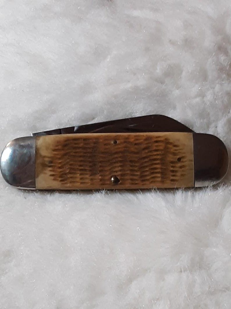 Case XX Folding Pocket KNIFE Elephant Toenail 62050 Light Brown Bone Sunfish 94 zdjęcie 6