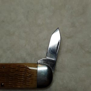 Case XX Folding Pocket KNIFE Elephant Toenail 62050 Light Brown Bone Sunfish 94 zdjęcie 9