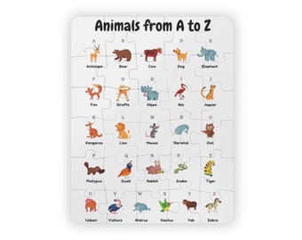 Kids' Animal Puzzle, 30-Piece