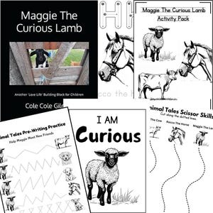 Maggie The Curious Lamb Activity Sheets PDF