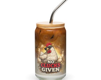 Vaso de cristal con pajita