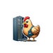 Tech Chicken Kiss-cut Vinyl Decals - Etsy